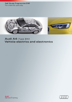 SSP 646 Audi A4  Type 8W  Vehicle electrics 